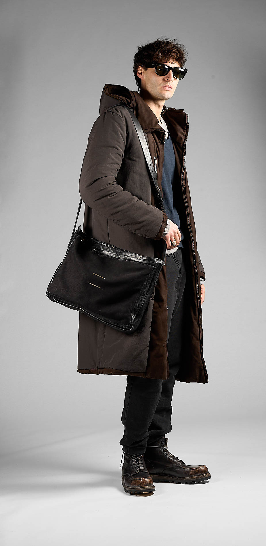 daniele basta leather and silver bags - WEARING